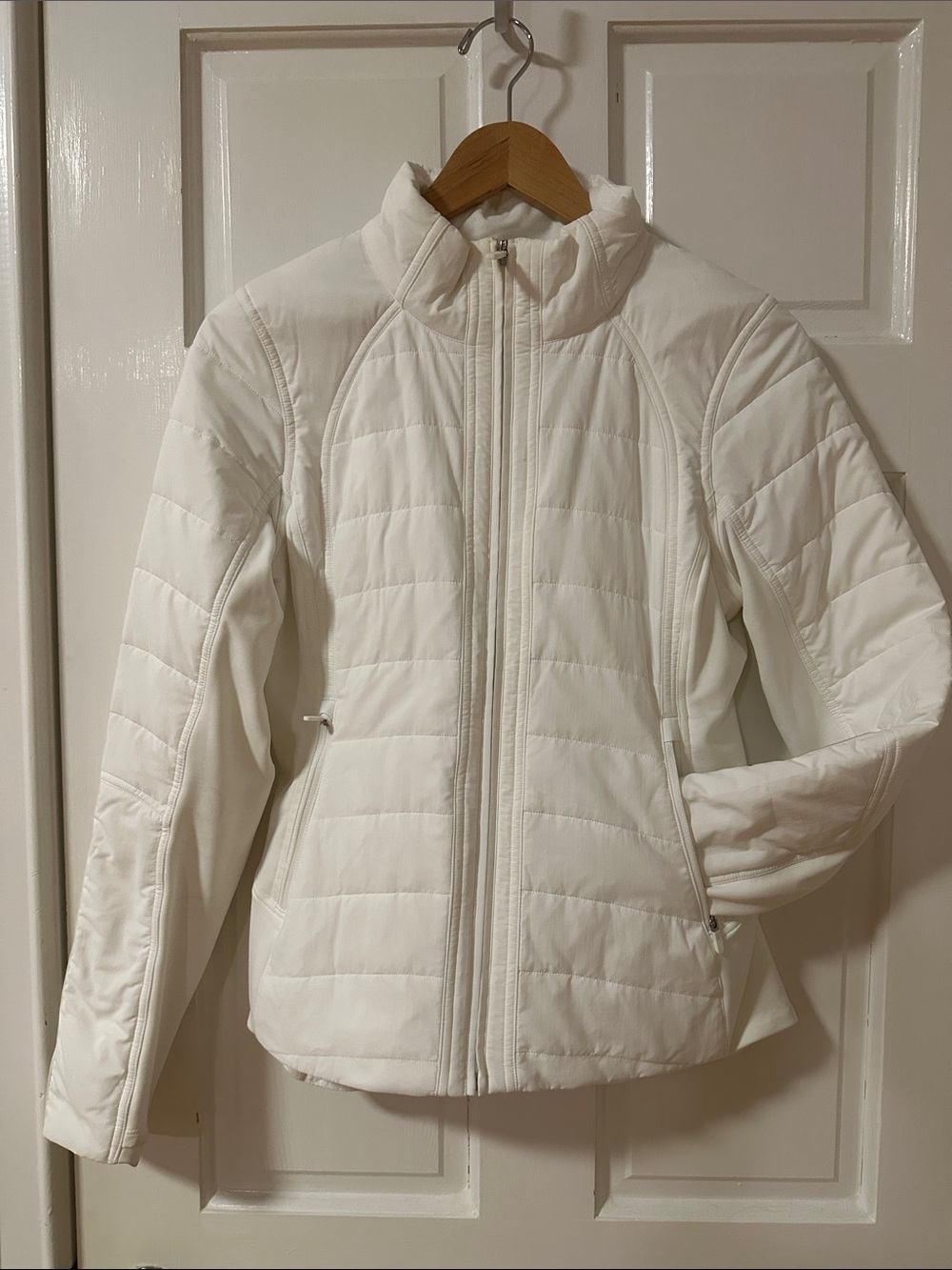 lululemon White Quilted Lightweight Puffer